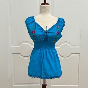 Mexican embroidered top.